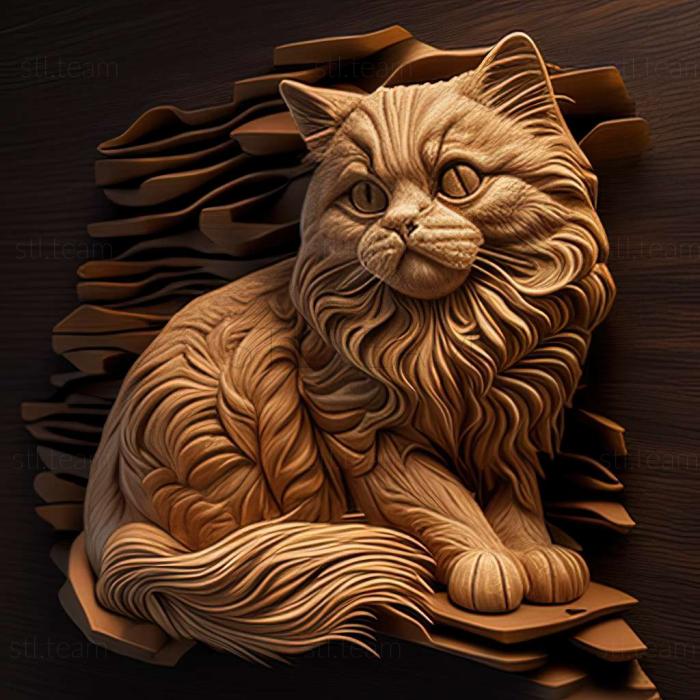 3D модель Рагамаффин кот (STL)